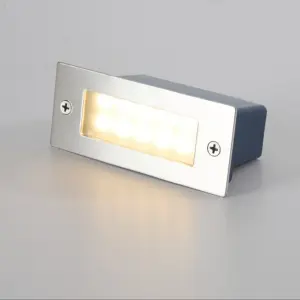 MODERN DESIGN OUTDOOR DIE CASTING ALUMINUM STAIRCASE STEP LIGHT WATERPROOF FOOTLIGHT 6W LED STAIR WALL LAMP