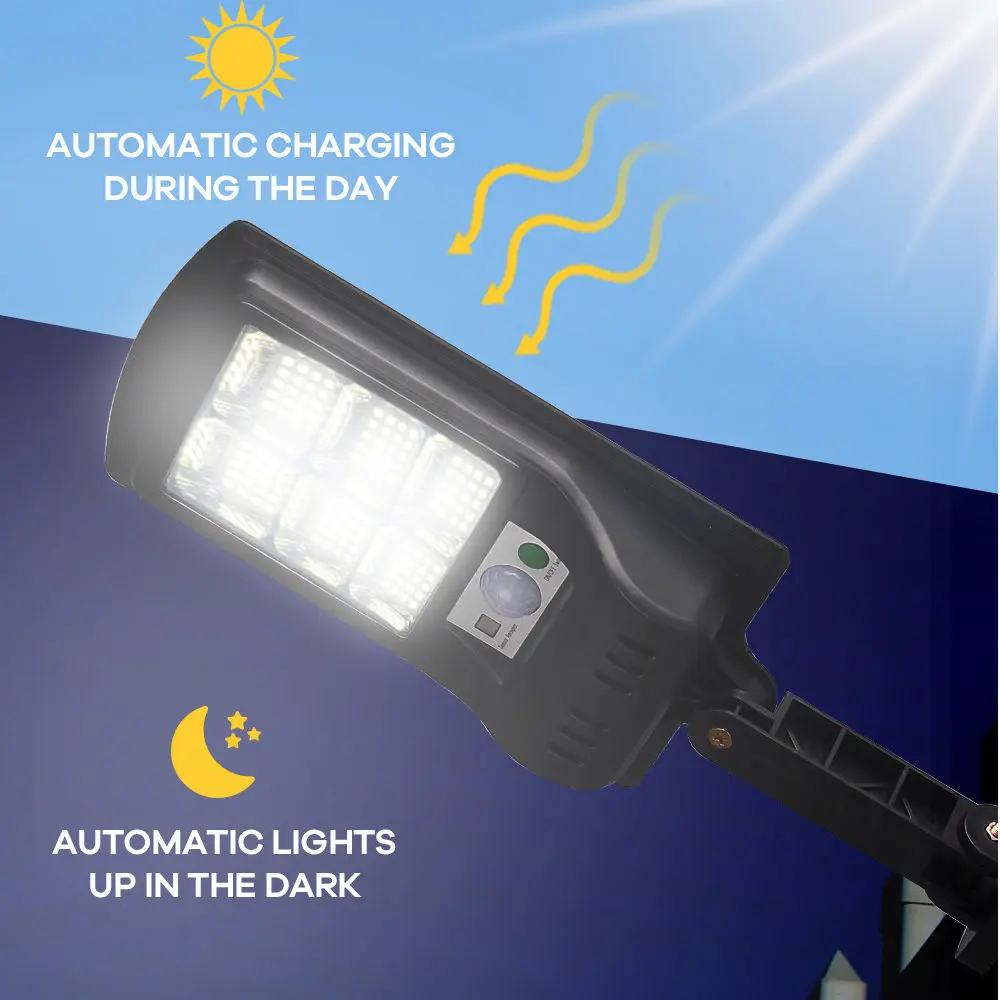 Factory Cheap Solar Garden Path Lights - 3 Modes Outdoor Wireless Led Solar Street Light Dusk To Dawn Motion Sensor Security Street Lamp With Remote Control – Kasem