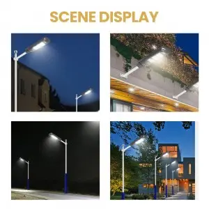 Radar Sensors Waterproof Ip65 30W 60W 90W 120W Outdoor All In One Solar Led Street Light