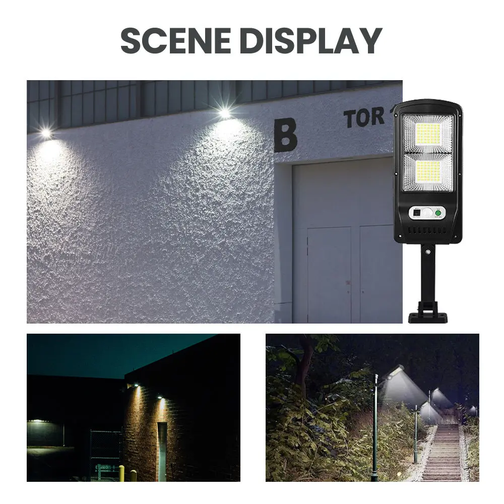 Factory Cheap Solar Garden Path Lights - 3 Modes Outdoor Wireless Led Solar Street Light Dusk To Dawn Motion Sensor Security Street Lamp With Remote Control – Kasem