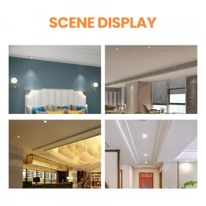 waterproof IP44 3w 6w 9w 12w 18w 24w flat led panel lamp recessed round ultra thin slim led ceiling panel light