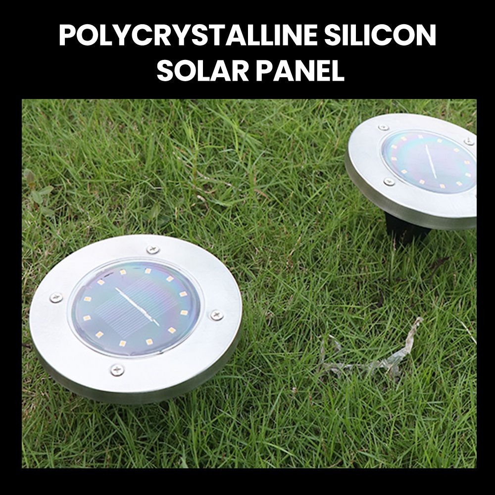 Short Lead Time for Outdoor Solar Security Lights With Motion Sensor - Solar Ground Lights 8 LED Solar Garden Lights Waterproof Outdoor Solar Disk Lights for Pathway Yard Walkway Patio Lawn Path – Kasem detail pictures