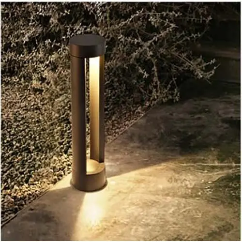 Hot-selling Panel Light - Outdoor Post Light Fixture, LED Column Head Lamp IP55 Waterproof Outdoor Column Lamp Modern Minimalist Post Lamp Lawn Garden Landscape Lamp – Kasem detail pictures