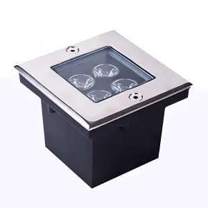 STAINLESS STEEL IP65 WATERPROOF SQUARE INGROUND DECK UPLIGHT OUTDOOR BURIED FLOOR LIGHTING COB SQUARE LED UNDERGROUND LIGHT
