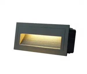 MODERN DESIGN OUTDOOR DIE CASTING ALUMINUM STAIRCASE STEP LIGHT WATERPROOF FOOTLIGHT 6W LED STAIR WALL LAMP