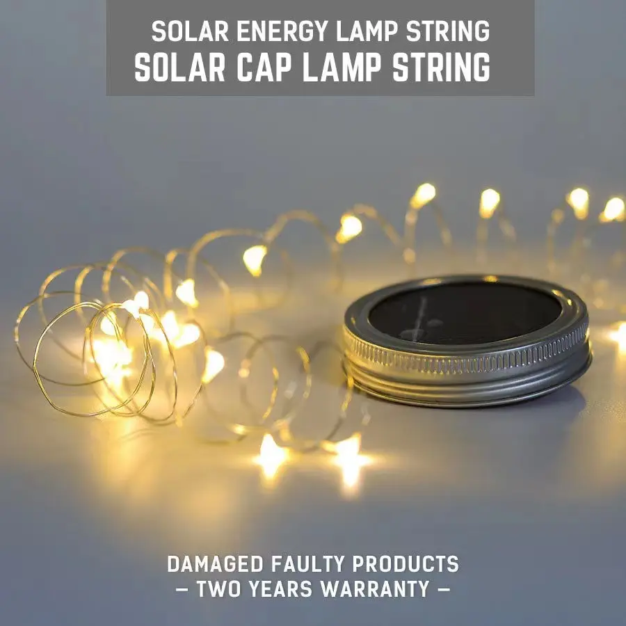 Factory Promotional Flood Light Fixtures - Solar Hanging Light Glass Jar Outdoor Solar Lamp Auto ON-OFF IP65 Waterproof Garden Lamp – Kasem detail pictures