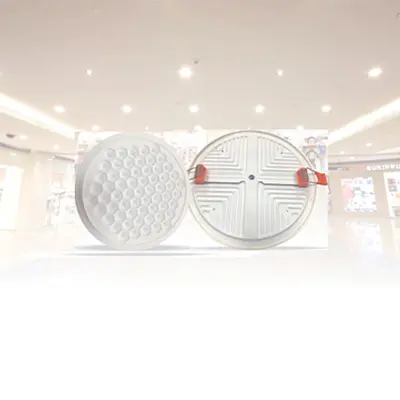 New Delivery for Battery Operated Single Edison Light Bulb - LED New honeycomb round adjustable panel light – Kasem detail pictures