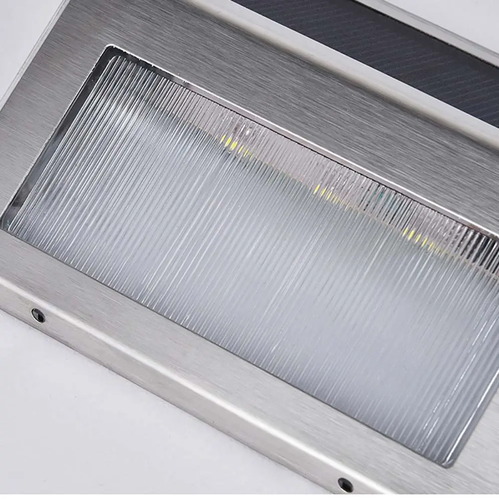 Top Suppliers Solar Panel Security Light - 3 LED Solar Powered Step Lights Stainless Steel Outdoor Lighting for Steps Paths Patio Stair Auto OnOFF – Kasem detail pictures