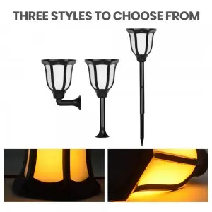 High Quality Ip65 Waterproof Solar Torch Light, Solar Flickering Light Garden Led Solar Flame Light