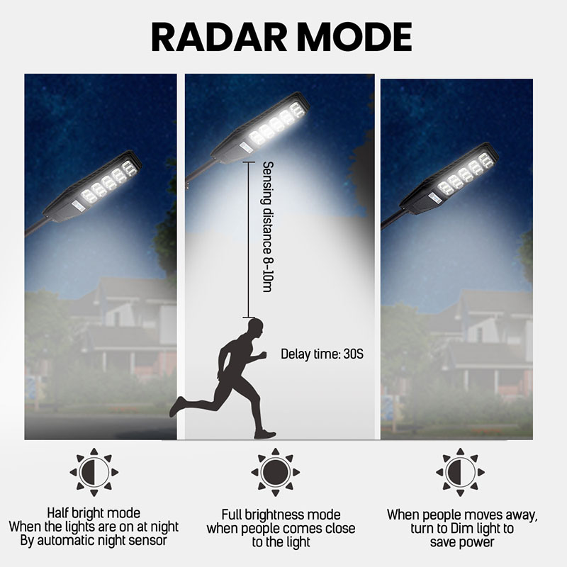 Integrated High Brightness High Brightness 100W 200W 300W Outdoor All In One Led Solar Street Light (3)