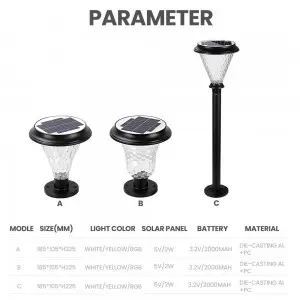 garden solar lamp portable solar power lamp solar powered ground lights outdoor solar led light waterproof