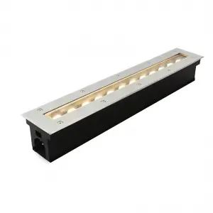 RECTANGLE RECESSED LINEAR LED LIGHT IP65 LONG STRIP STAINLESS STEEL LED 9W SQUARE UNDERGROUND FLOOR LIGHTING OUTDOOR STAIR LIGHT