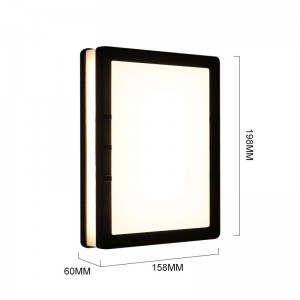 Outdoor Wall Light 12W LED Modern Wall Sconce Lamp Exterior Wall-Mounted Garden Corridor Porch Patio Light Waterproof LED Wall Light Fixture for Outdoor Lighting