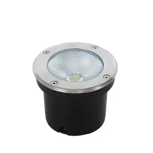 IP67 3W COB WATERPROOF LED UNDERGROUND LIGHT OUTDOOR GROUND GARDEN PATH FLOOR YARD SPOT LANDSCAPE 3000K WARM WHITE INGROUND LAMP