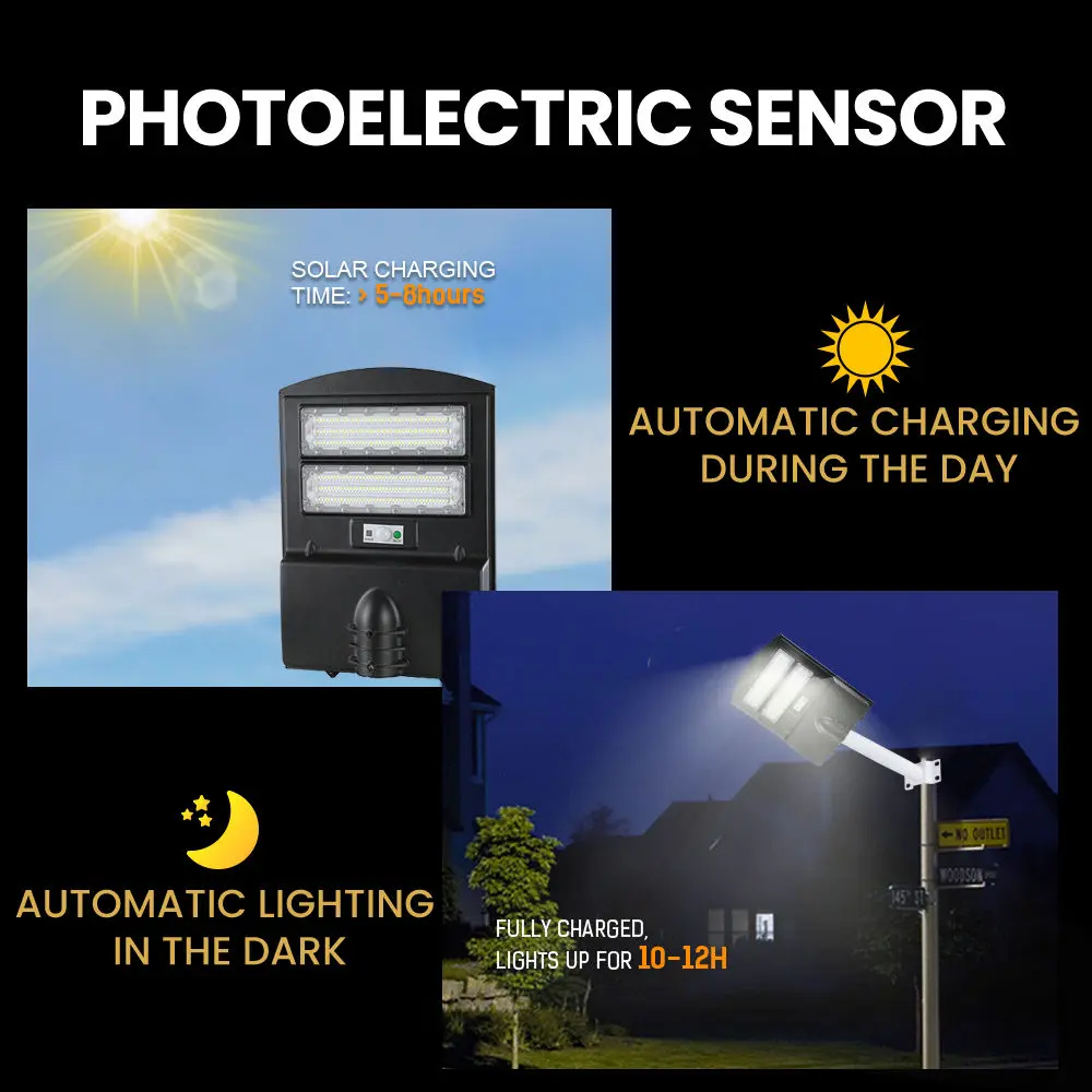 Factory selling Reflector Lights - Energy-saving outdoor IP65 solar street light led road lighting 200W400w street light – Kasem detail pictures