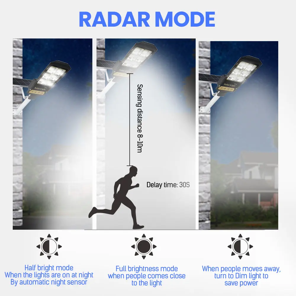 One of Hottest for Smart Rgb Flood Light - Led Solar Light Ip65 Die Cast Aluminum Street Housing Smart 90w 120w 200w Outdoor Waterproof Lighting and Circuitry Design ROHS – Kasem
