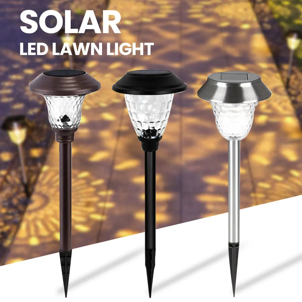 Quality Inspection for Solar Panel Garden Lights - solar outdoor garden light pathway stake glass stainless steel led waterproof patio yard light – Kasem detail pictures