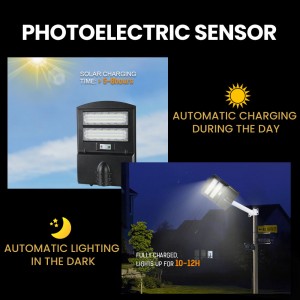 Energy-saving outdoor IP65 solar street light led road lighting 200W400w street light