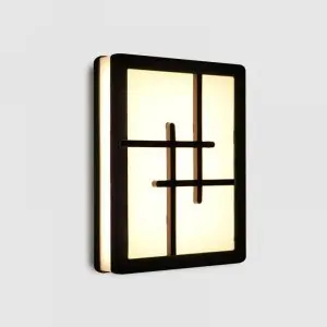 Outdoor Wall Light 12W LED Modern Wall Sconce Lamp Exterior Wall-Mounted Garden Corridor Porch Patio Light Waterproof LED Wall Light Fixture for Outdoor Lighting