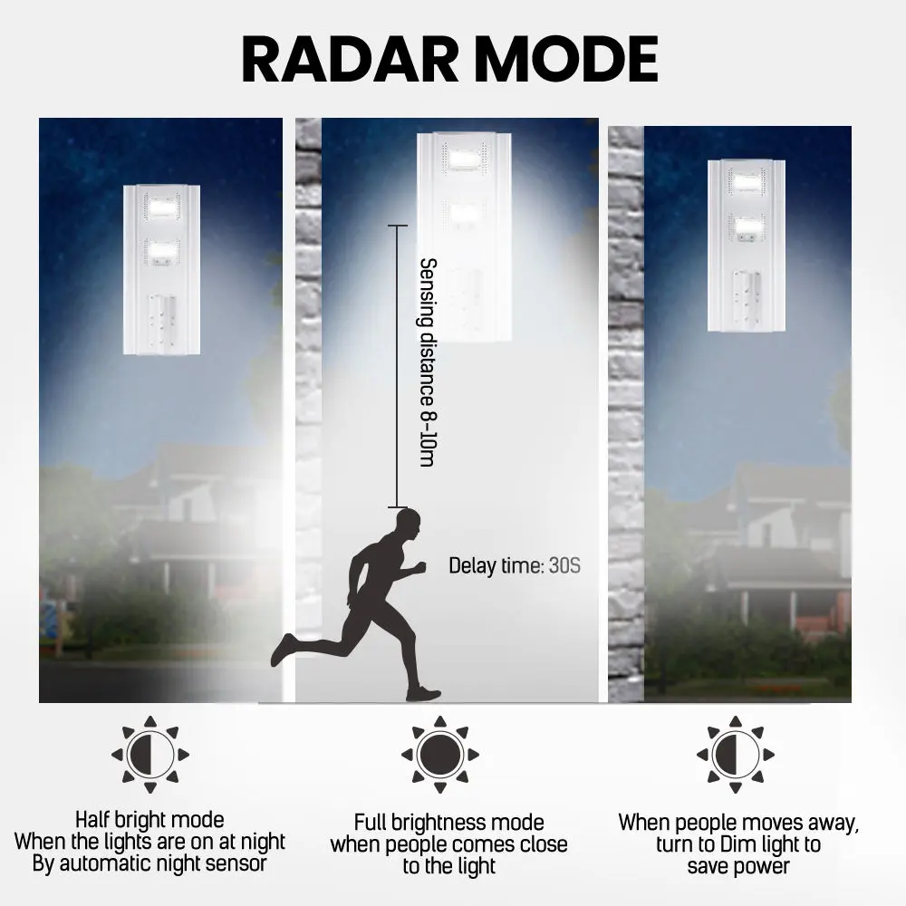 Discount wholesale Floodlight Rgb - 20Hours Lightiung 300W Flood Lamp Integrated Led Solar Street Light Outdoo – Kasem
