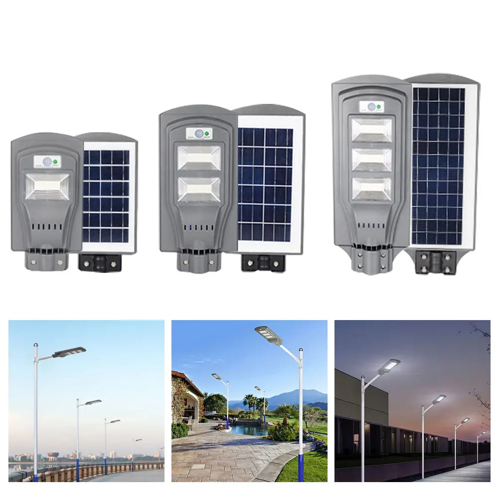 Radar Sensors Waterproof Ip65 30W 60W 90W 120W Outdoor All In One Solar Led Street Light (1)