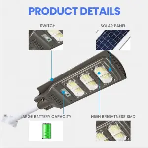 Cheapest Price for Garden Road Home IP65 Radar Sensor Integrated Solar Street Light 30W 50W 100W 150W
