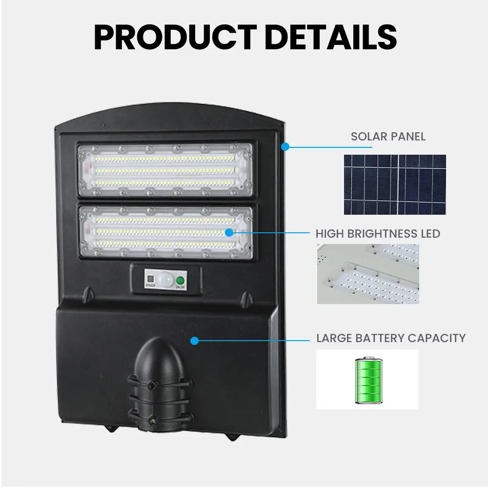 Factory selling Reflector Lights - Energy-saving outdoor IP65 solar street light led road lighting 200W400w street light – Kasem detail pictures