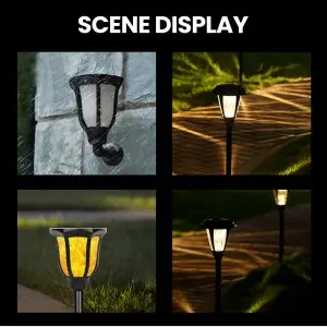 High Quality Ip65 Waterproof Solar Torch Light, Solar Flickering Light Garden Led Solar Flame Light