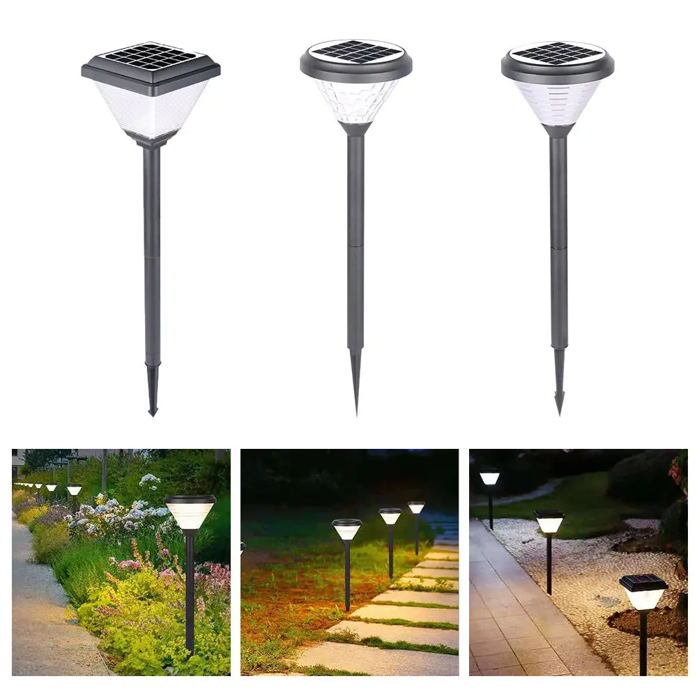 garden light led solar landscape lighting spike outdoor patio light (1)