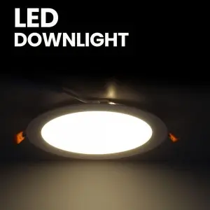 waterproof IP44 3w 6w 9w 12w 18w 24w flat led panel lamp recessed round ultra thin slim led ceiling panel light